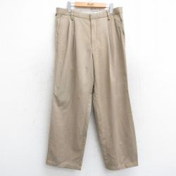 W35★古着 ドッカーズ スラックス パンツ メンズ ベージュ カーキ 25aug13 中古 ボトムス ロング