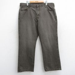 W39★古着 ドッカーズ パンツ メンズ 大きいサイズ コットン 茶 ブラウン 25aug13 中古 ボトムス ロング