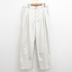 W36★古着 ドッカーズ チノ パンツ チノパン メンズ 00年代 00s コットン 薄ベージュ カーキ 25aug18 中古 ボトムス ロング