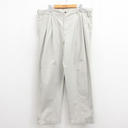 W38★古着 ドッカーズ パンツ メンズ 00年代 00s コットン ベージュ カーキ 25aug18 中古 ボトムス ロング