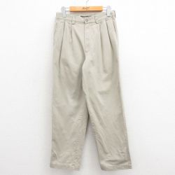 【50%OFF】W30★古着 ギャップ GAP チノ パンツ チノパン メンズ 00年代 00s コットン ベージュ カーキ 25aug18 中古 ボトムス ロング