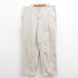 【50%OFF】W38★古着 コロンビア COLUMBIA パンツ メンズ ダック地 コットン 薄ベージュ カーキ 25aug18 中古 ボトムス ロング