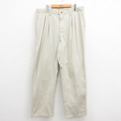 【20%OFF】W38★古着 ラングラー Wrangler パンツ メンズ ベージュ カーキ 25aug18 中古 ボトムス ロング