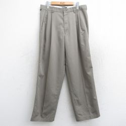 W33★古着 ドッカーズ パンツ メンズ 濃ベージュ系 カーキ 25aug19 中古 ボトムス ロング