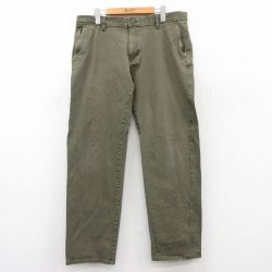 【20%OFF】W36★古着 ドッカーズ パンツ メンズ 緑 グリーン 25aug21 中古 ボトムス ロング