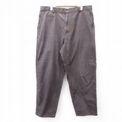 W37★古着 ドッカーズ パンツ メンズ 90年代 90s コットン 茶 ブラウン 25aug21 中古 ボトムス ロング