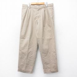 W36★古着 ドッカーズ パンツ メンズ ベージュ カーキ 25aug27 中古 ボトムス ロング