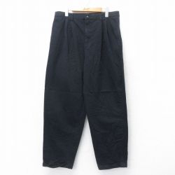 W35★古着 ギャップ GAP パンツ メンズ 00年代 00s コットン 黒 ブラック 25aug27 中古 ボトムス ロング