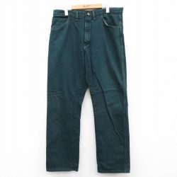 ラスラー W36 ジーンズ グリーン | 古着