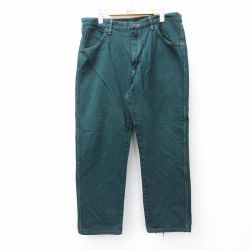 ラスラー W34 ジーンズ グリーン | 古着