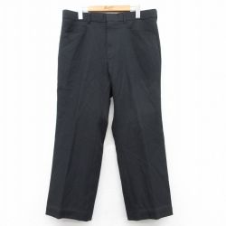 W35★古着 リーバイス Levis アクション スラックス パンツ メンズ 80年代 80s スタプレ タロン 黒 ブラック 【spe】 25sep09 中古 ボトムス ロング