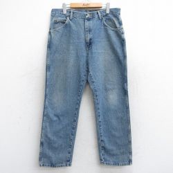 【50%OFF】ラングラー 00s ジーンズ ヒゲ ネイビー W35 | 古着