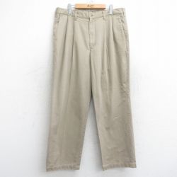 【20%OFF】W36★古着 ドッカーズ ゴルフ パンツ メンズ コットン ベージュ カーキ 25sep12 中古 ボトムス ロング