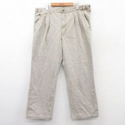 W39★古着 エディーバウアー パンツ メンズ 90年代 90s コットン ベージュ系 カーキ 【spe】 25sep13 中古 ボトムス ロング