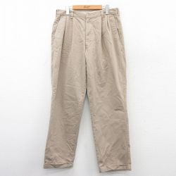 W36★古着 セントジョンズベイ パンツ メンズ 00年代 00s コットン ベージュ カーキ 25sep13 中古 ボトムス ロング