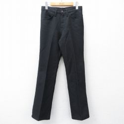 W29★古着 リーバイス Levis パンツ メンズ 80年代 80s USA製 黒 ブラック 【spe】 25sep16 中古 ボトムス ロング