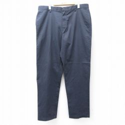 W36★古着 エルエルビーン LLBEAN パンツ メンズ 00年代 00s コットン 黒 ブラック 25sep17 中古 ボトムス ロング