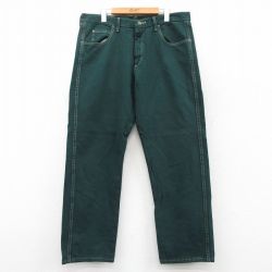 ラングラー W36 ジーンズ グリーン | 古着