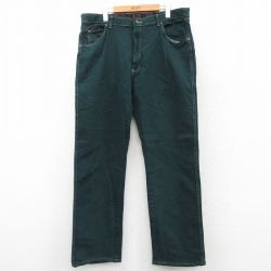ラングラー W38 ジーンズ グリーン | 古着