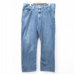 W36★古着 リー Lee ジーンズ メンズ 紺 ネイビー デニム 25sep18 中古 ボトムス ジーパン Gパン ロング パンツ