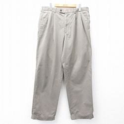 W36★古着 ペリーエリス パンツ メンズ 茶系 ブラウン 25sep18 中古 ボトムス ロング