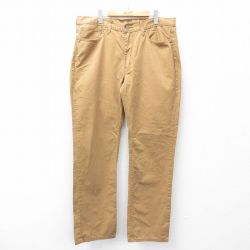 W38★古着 リーバイス Levis 514 パンツ メンズ コットン 茶系 ブラウン 25sep18 中古 ボトムス ロング