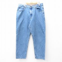 W36★古着 エルエルビーン LLBEAN ジーンズ メンズ 00年代 00s コットン 紺 ネイビー デニム 25sep20 中古 ボトムス ジーパン Gパン ロング パンツ