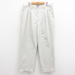 W38★古着 ドッカーズ チノ パンツ チノパン メンズ コットン 薄ベージュ カーキ 25sep20 中古 ボトムス ロング