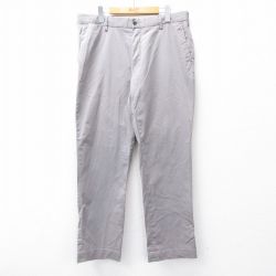 W36★古着 ラルフローレン Ralph Lauren ブランド パンツ メンズ グレー 25sep22 中古 ボトムス ロング