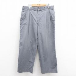 W35★古着 ドッカーズ パンツ メンズ 90年代 90s コットン USA製 グレー 25sep22 中古 ボトムス ロング
