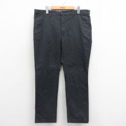W38★古着 リーバイス Levis パンツ メンズ 黒 ブラック 25sep22 中古 ボトムス ロング