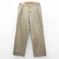 W31★古着 ドッカーズ パンツ メンズ コットン ベージュ カーキ 25sep25 中古 ボトムス ロング