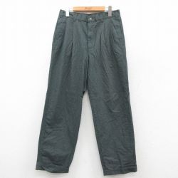 【20%OFF】W30★古着 ドッカーズ パンツ メンズ 90年代 90s コットン USA製 緑他 グリーン チェック 【spe】 25sep25 中古 ボトムス ロング
