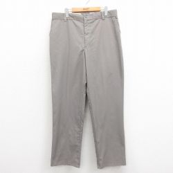 W36★古着 ワーク パンツ メンズ 90年代 90s USA製 グレー 25sep25 中古 ボトムス ロング