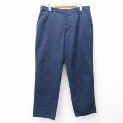 W33 ワークパンツ ネイビー | 古着