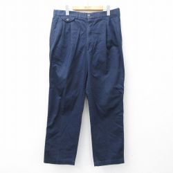 W35 パンツ ネイビー | 古着