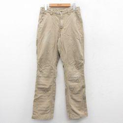 W30★古着 カーハート Carhartt パンツ メンズ ベージュ カーキ 25sep29 中古 ボトムス ロング