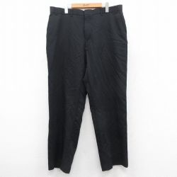 W38★古着 リーバイス Levis アクション スラックス パンツ メンズ 80年代 80s USA製 黒 ブラック 【spe】 25oct01 中古 ボトムス ロング