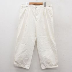 W36★古着 ドッカーズ パンツ メンズ 00年代 00s コットン 白 ホワイト 25oct01 中古 ボトムス ロング