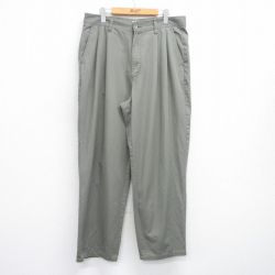 W34★古着 パンツ メンズ グレー系 25oct02 中古 ボトムス ロング