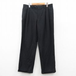 W36★古着 ラルフローレン Ralph Lauren ブランド パンツ メンズ 黒 ブラック 25oct03 中古 ボトムス ロング