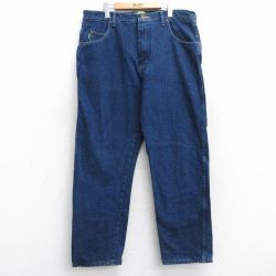 カベラス 00s ジーンズ 内側フランネル ネイビー W39 | 古着