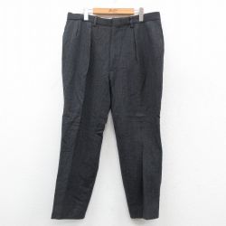 W36★古着 ラルフローレン Ralph Lauren ブランド スラックス パンツ メンズ 90年代 90s USA製 黒 ブラック 【spe】 25oct06 中古 ボトムス ロング