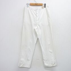 W30★古着 パンツ メンズ 80年代 80s USA製 タロン 白 ホワイト 25oct08 中古 ボトムス ロング