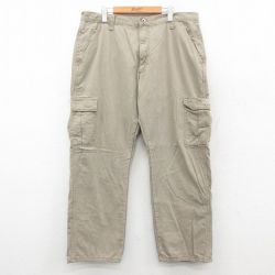 【50%OFF】ラングラー W38 カーゴパンツ 内側フリース カーキ | 古着