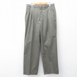 【20%OFF】W33★古着 タウンクラフト スラックス パンツ メンズ 90年代 90s USA製 グレー他 チェック 25oct16 中古 ボトムス ロング