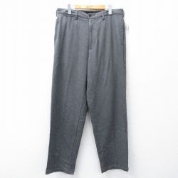 W36★古着 バナナリパブリック BANANA REPUBLIC パンツ メンズ ウール グレー 霜降り 25oct16 中古 ボトムス ロング