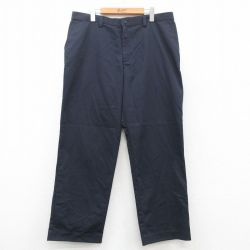 W37 パンツ ネイビー | 古着
