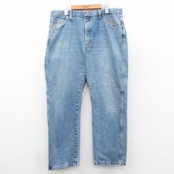 ラングラー W37 ジーンズ ヒゲ ネイビー | 古着