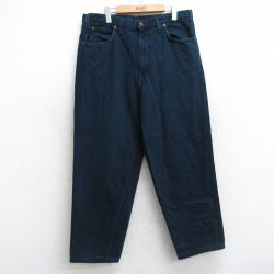 W36★古着 TODAYSNEWS ジーンズ メンズ 90年代 90s テーパード コットン USA製 濃紺系 デニム 25nov20